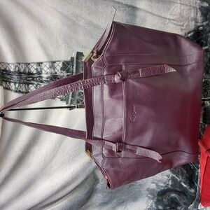 Foley and Corinna leather tote